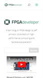 Mobile Screenshot of fpgadeveloper.com