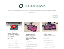 Tablet Screenshot of fpgadeveloper.com